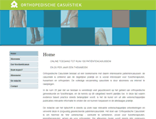 Tablet Screenshot of orthopedischecasuistiek.nl